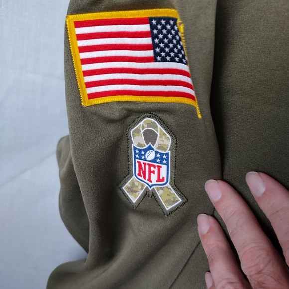 Nike Cleveland Browns NFL On Field Camo Men's Size XL Hoodie Therma Fit Football - Picture 7 of 13